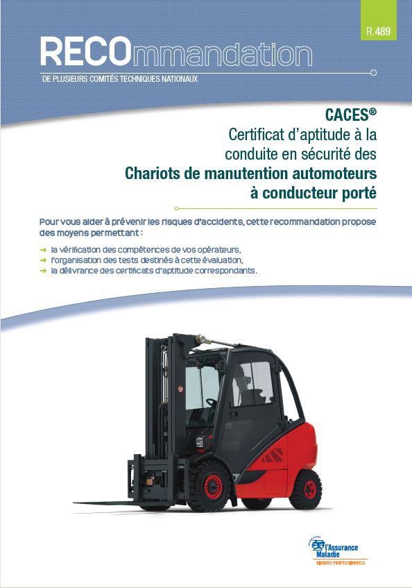 formation Caces® nouvelle recommandation chariot elevateur 2020 R