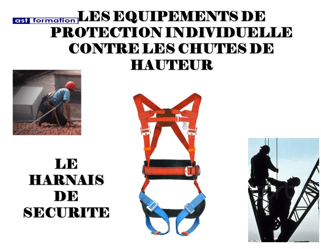 Formation travail en hauteur port du harnais